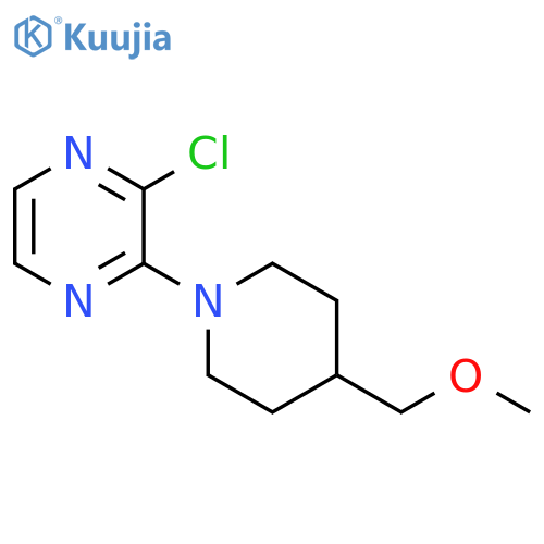 2-chloro-3-[4-(methoxymethyl)piperidin-1-yl]pyrazine structure