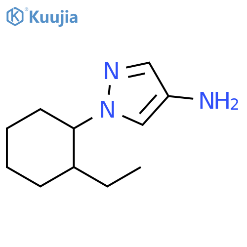 1-(2-ethylcyclohexyl)-1H-pyrazol-4-amine structure