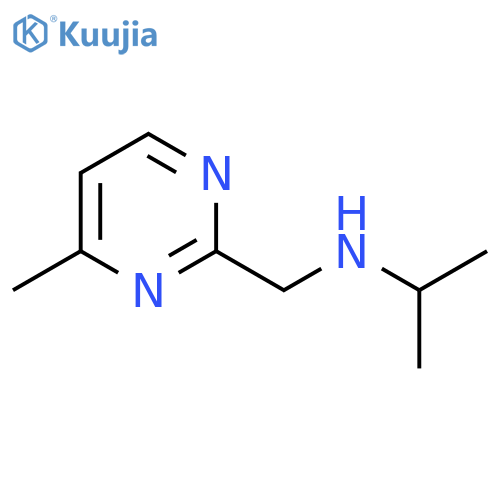 (4-methylpyrimidin-2-yl)methyl(propan-2-yl)amine structure