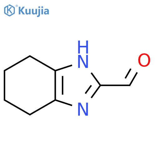 4,5,6,7-tetrahydro-1H-1,3-benzodiazole-2-carbaldehyde structure