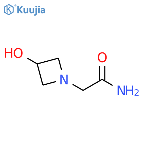 2-(3-hydroxyazetidin-1-yl)acetamide structure
