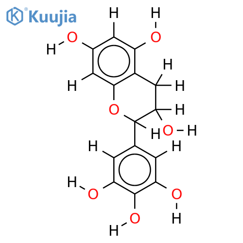 (-)-(2S,3R)-gallocatechin structure