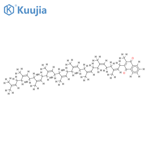 2-Methyl-3-solanesyl-naphthochinon-(1,4) structure