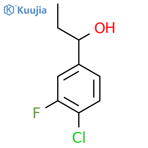 1-(4-Chloro-3-fluorophenyl)propan-1-ol structure