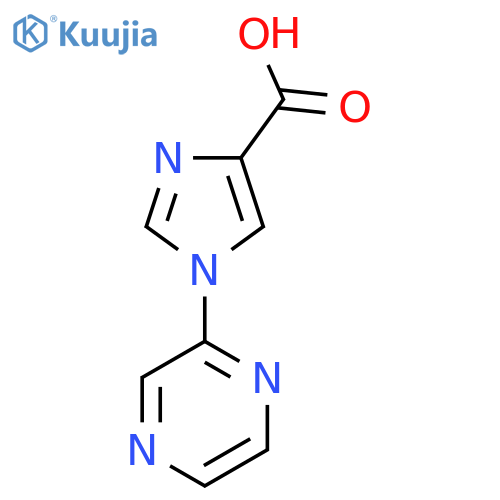1-(Pyrazin-2-yl)-1H-imidazole-4-carboxylic acid structure