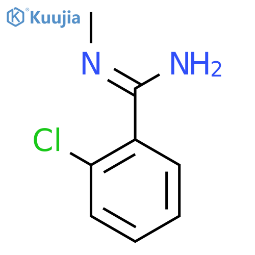 2-chloro-N-methylbenzene-1-carboximidamide structure