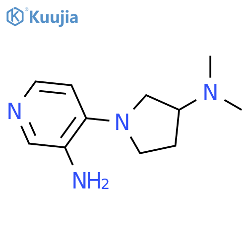 4-(3-Dimethylamino-pyrrolidin-1-yl)-pyridin-3-ylamine structure
