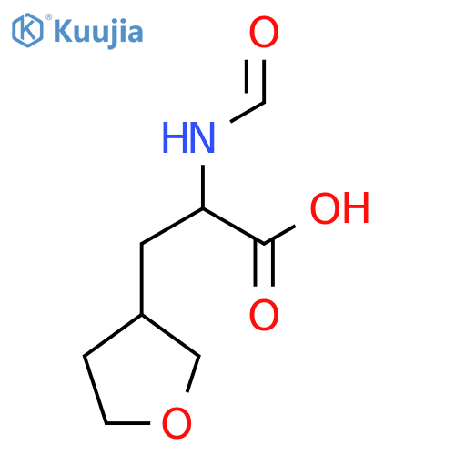 2-formamido-3-(oxolan-3-yl)propanoic acid structure