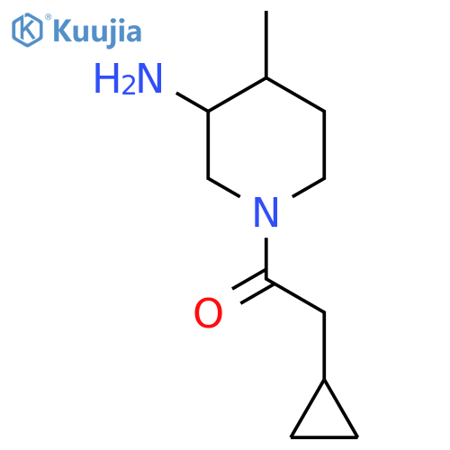 1-(3-Amino-4-methylpiperidin-1-YL)-2-cyclopropylethan-1-one structure