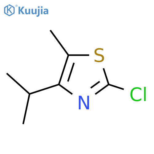 2-chloro-5-methyl-4-(propan-2-yl)-1,3-thiazole structure
