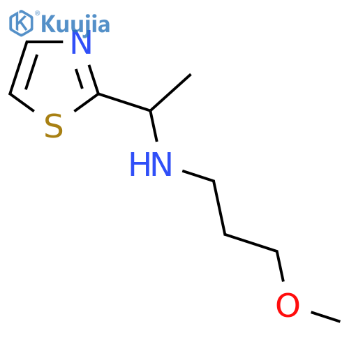(3-methoxypropyl)1-(1,3-thiazol-2-yl)ethylamine structure