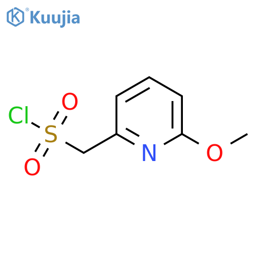 (6-Methoxypyridin-2-yl)methanesulfonyl chloride structure
