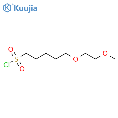 5-(2-methoxyethoxy)pentane-1-sulfonyl chloride structure