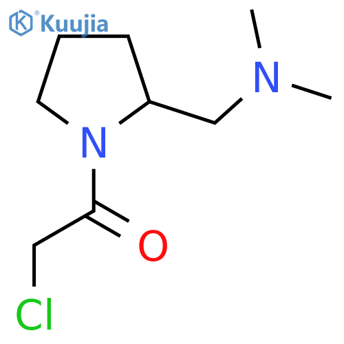 2-Chloro-1-(2-dimethylaminomethyl-pyrrolidin-1-yl)-ethanone structure