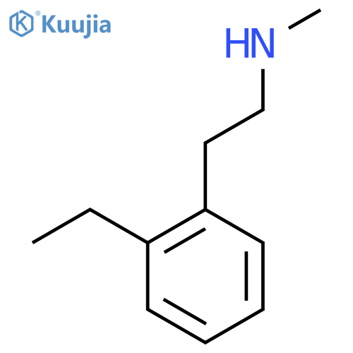 2-(2-ethylphenyl)ethyl(methyl)amine structure