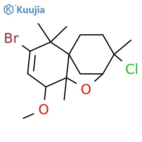 10-Bromo-3-chloro-2,7-epoxy-9-chamigren-8-ol; (2R,3S,6R,7S,8S)-form, 8-Me ether structure