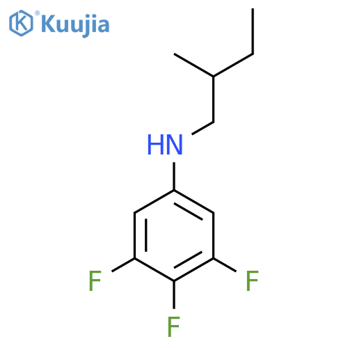 3,4,5-trifluoro-N-(2-methylbutyl)aniline structure