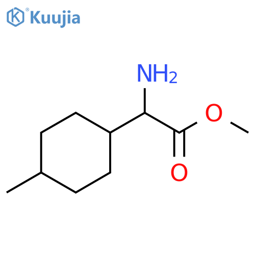 methyl 2-amino-2-(4-methylcyclohexyl)acetate structure