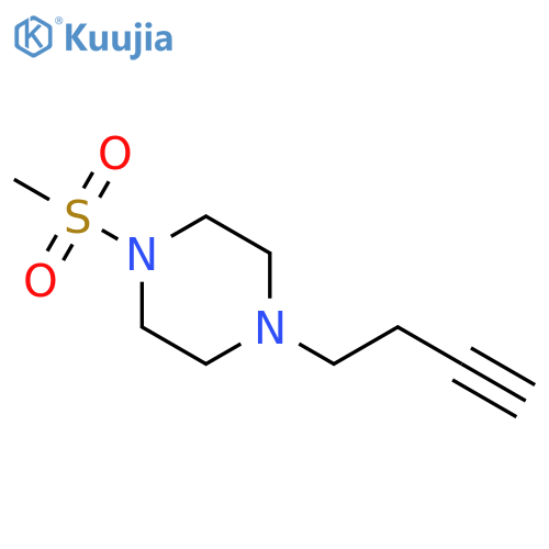 1-(3-Butyn-1-yl)-4-(methylsulfonyl)piperazine structure