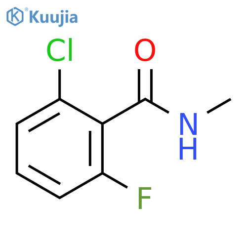 2-chloro-6-fluoro-N-methylbenzamide structure