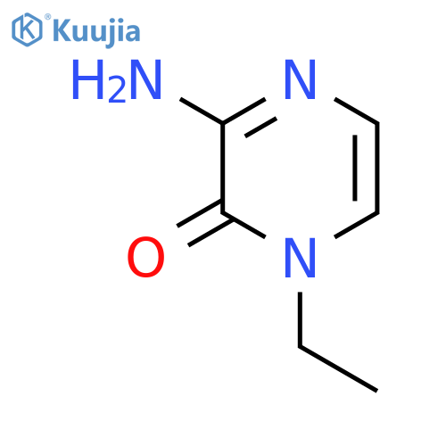 3-Amino-1-ethyl-1,2-dihydropyrazin-2-one structure