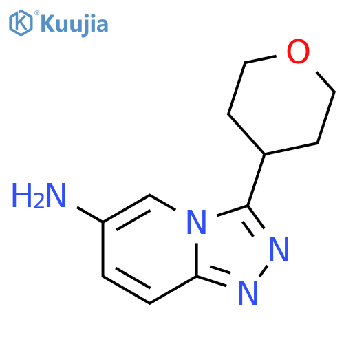 3-(Oxan-4-yl)-[1,2,4]triazolo[4,3-a]pyridin-6-amine structure