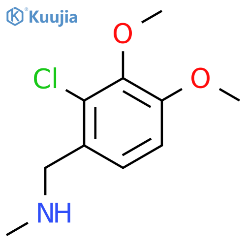(2-chloro-3,4-dimethoxyphenyl)methyl(methyl)amine structure