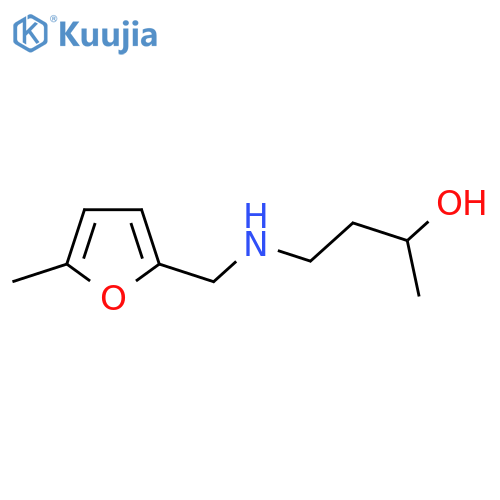 4-{(5-methylfuran-2-yl)methylamino}butan-2-ol structure
