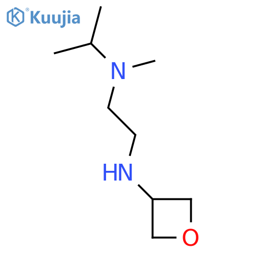 N-{2-[methyl(propan-2-yl)amino]ethyl}oxetan-3-amine structure