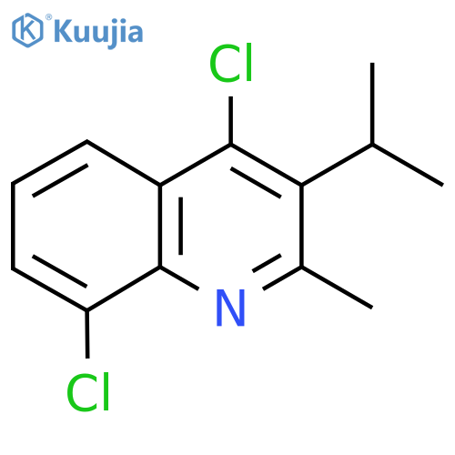 4,8-Dichloro-3-isopropyl-2-methylquinoline structure