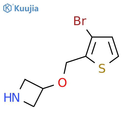 3-[(3-Bromothiophen-2-yl)methoxy]azetidine structure