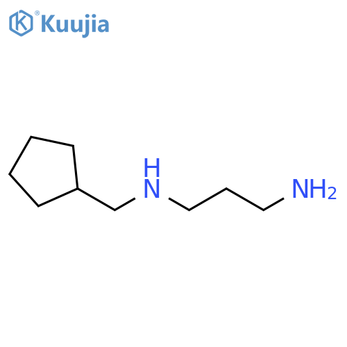 (3-aminopropyl)(cyclopentylmethyl)amine structure