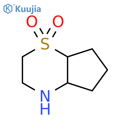 octahydro-1λ?-cyclopenta[b][1,4]thiazine-1,1-dione structure