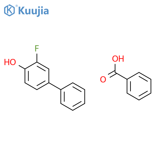 [1,1'-Biphenyl]-4-ol, 3-fluoro-, benzoate structure