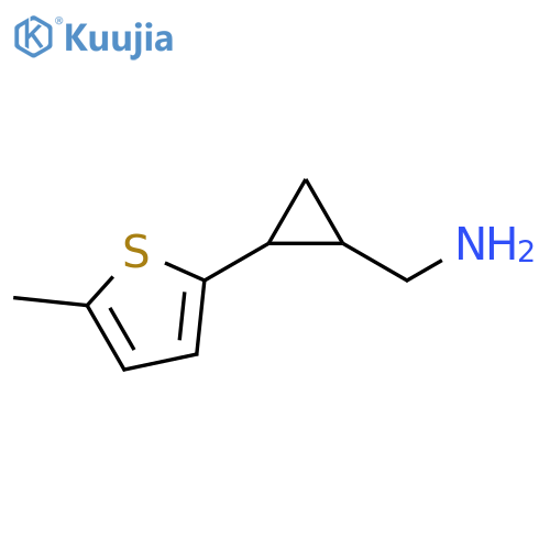 2-(5-methylthiophen-2-yl)cyclopropylmethanamine structure