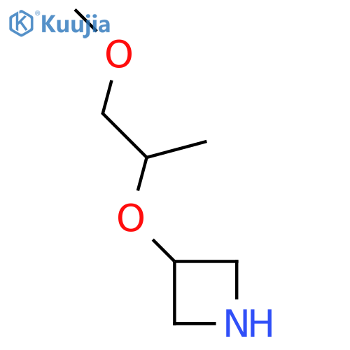 3-[(1-Methoxypropan-2-yl)oxy]azetidine structure