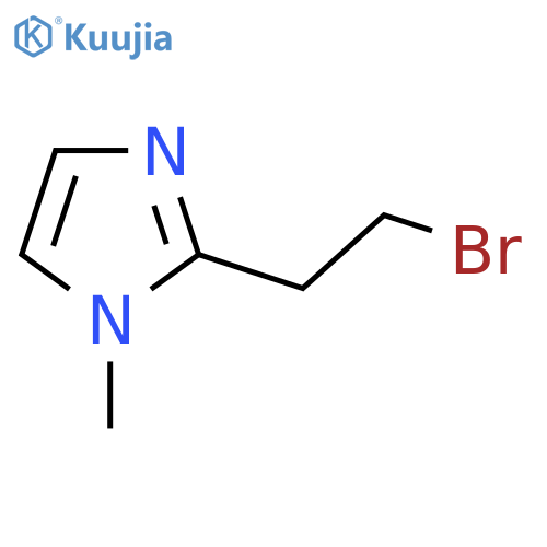 2-(2-bromoethyl)-1-methyl-1H-imidazole structure