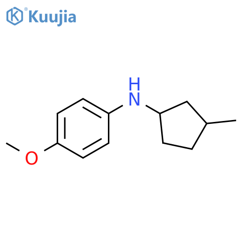 4-methoxy-N-(3-methylcyclopentyl)aniline structure