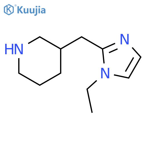 3-(1-ethyl-1H-imidazol-2-yl)methylpiperidine structure