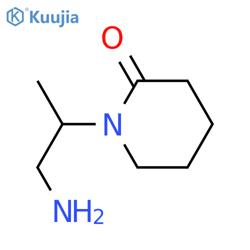 1-(1-aminopropan-2-yl)piperidin-2-one structure
