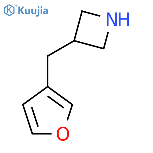 3-[(Furan-3-yl)methyl]azetidine structure