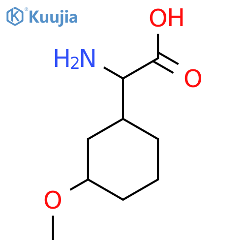 2-Amino-2-(3-methoxycyclohexyl)acetic acid structure
