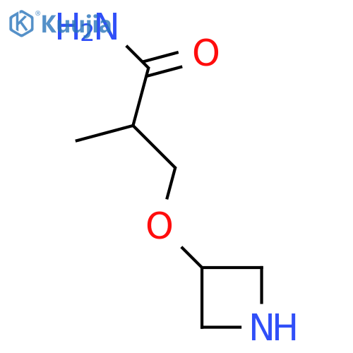 3-(Azetidin-3-yloxy)-2-methylpropanamide structure