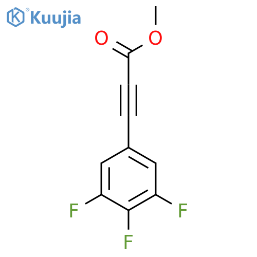 (3,4,5-Trifluoro-phenyl)-propynoic acid methyl ester structure