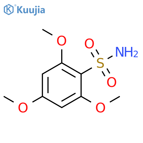 2,4,6-trimethoxybenzene-1-sulfonamide structure