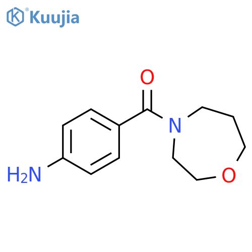 4-(1,4-oxazepane-4-carbonyl)aniline structure