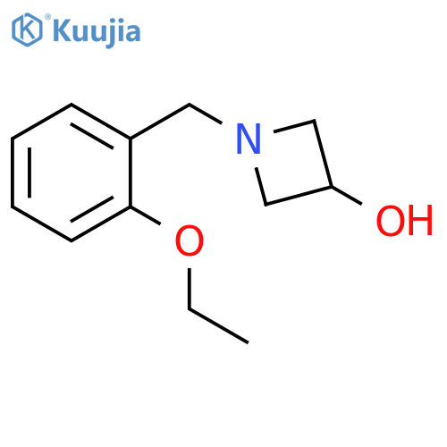 1-[(2-ethoxyphenyl)methyl]azetidin-3-ol structure