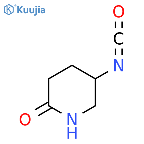 5-Isocyanatopiperidin-2-one structure