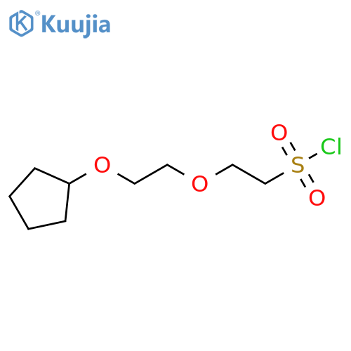 2-2-(cyclopentyloxy)ethoxyethane-1-sulfonyl chloride structure
