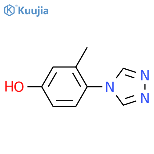 3-Methyl-4-(4H-1,2,4-triazol-4-yl)phenol structure